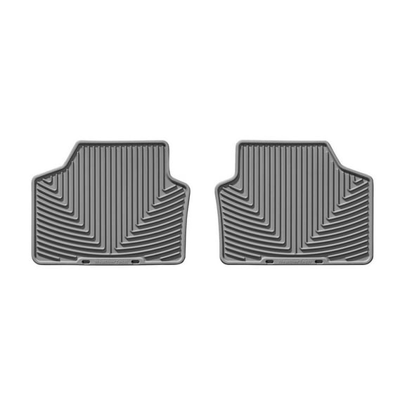 WeatherTech All-Weather Floor Mats compatible with BMW 328i, 325i, 335i, 330i, M3 - 2nd Row, Grey