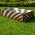 thumbnail image 6 of SnugNiture 8x4x2 ft Galvanized Raised Garden Bed, Deep Root Metal Planter Box for Vegetables, Flowers, 6 of 8