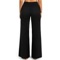thumbnail image 2 of FIOPHY Womens Elastic High Waisted Palazzo Pants Casual Wide Leg Lounge Yoga Workout Pant, 2 of 6