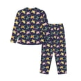 thumbnail image 2 of Uemuo Turtle Pattern Womens Pajama Sets,PJ Set for Women,Pajamas for Women Logo,Long Sleeve Pajama Set for Women,Soft Long Sleeve Top With Pants-XX-Large, 2 of 9