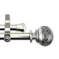 thumbnail image 2 of Central Design 4787-665 0.8125 in. Lucid Double Curtain Rod with 66 to 120 in. Extension, Satin Nickel, 2 of 2
