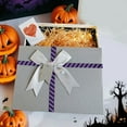 thumbnail image 4 of Btomtd 359.84"x0.39" Halloween Festive Ribbon for Creating Spooky Ornaments and Party Scene Decorations Decorative Ribbon Material for Bows and Headpieces, Purple, 4 of 6