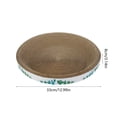 thumbnail image 3 of FastXmas Cat Scratcher Cardboard, Oval Cat Scratch Pad Bowl Nest for Home, 360° Scratchable Design Cat Scratching Board Corrugated Lounge Cat Bed, Furniture Protector for Couch 13 Inch, 3 of 6