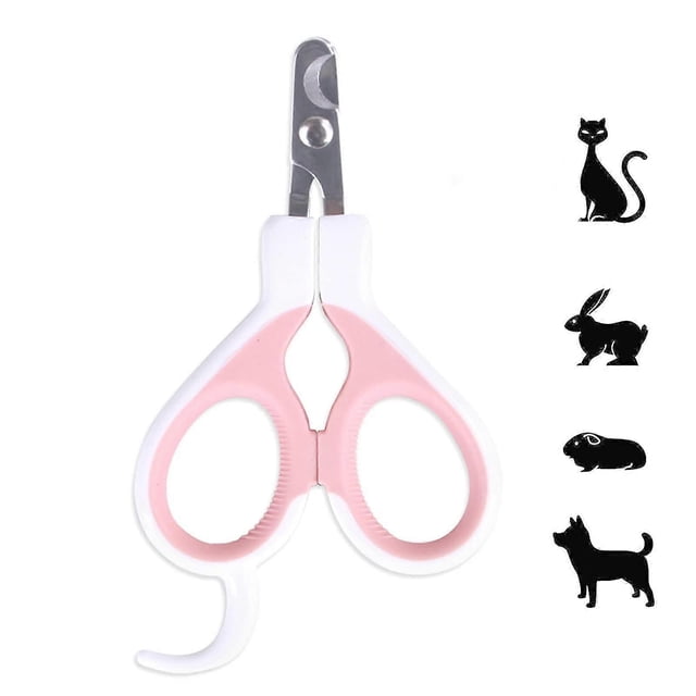 Clipper Kit Nail Cutter For Dogs Cats Nail Scissors Puppies Claw Care Cat Nail Scissors Pet Nail Clippers Small Animals (pink)