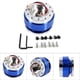 thumbnail image 3 of Universal 6 Hole Bolt Ball Steering Wheel Quick Release Hub Adapter Snap Off Boss Kit Black, 3 of 3