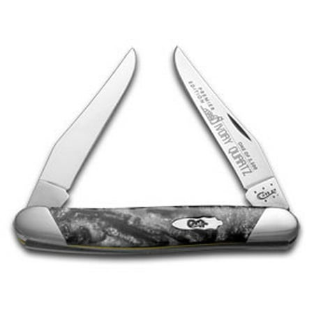 CASE XX Slant Series Ivory Quartz Corelon Muskrat 1/2500 Stainless Pocket Knife Knives