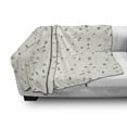 thumbnail image 3 of Dragonfly Soft Flannel Fleece Throw Blanket, Flyaway Dandelions Spring Bugs on Champagne Color Background Hand Drawn Nature, Cozy Plush for Indoor and Outdoor Use, 50" x 70", Multicolor, by Ambesonne, 3 of 6