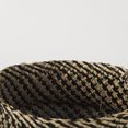 thumbnail image 6 of Mercana Gaia Light/Dark Brown Cross Patterend Belly Seagrass Basket in Set Of 3, 6 of 8