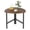 1pcs Rustic Brown, variant on Set of 2 Triangle Coffee Table with Metal Legs, Nesting Coffee Table Suitable for Living Rooms, Apartments,Black
