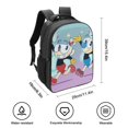 thumbnail image 2 of Cartoon The Cuphead Show Unisex Backpack Schoolbag Bookbag 2 Compartment Daypack Satchel Rucksack Travel Laptop Bag, 2 of 6