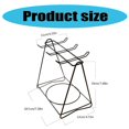 thumbnail image 3 of Multipurpose Black Triangles Coffee Cup Storage Rack Portable Accessory for Home Kitchens Supplies and Break Room, 3 of 4