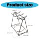 thumbnail image 3 of Multipurpose Black Triangles Coffee Cup Storage Rack Portable Accessory for Home Kitchens Supplies and Break Room, 3 of 4