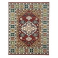 thumbnail image 3 of EORC Red / LT.Gray Hand Knotted Wool Traditional Serapi Rug, 10' x 14', 3 of 6