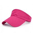 thumbnail image 2 of dgysar Quick Dry Sports Visor Breathable Running Hat for Men and Women, Sun Protection Hot Pink 1PC, 2 of 6