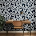thumbnail image 3 of S4Sassy Peel & Stick Vinyl Wallpaper, Dotted Leaf Wallpaper Contact Paper Waterproof - Blue, 25"X 240", Removable Wall Covering For Home Decor In Bedrooms, Renter Spaces, Cabinets, 3 of 9