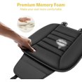 thumbnail image 2 of Cojín para asiento de automóvil con ajuste universal para aliviar el dolor, espuma viscoelástica antideslizante con tela transpirable, soporte para coxis no tóxico y fácil de limpiar para automóvil,, 2 of 5