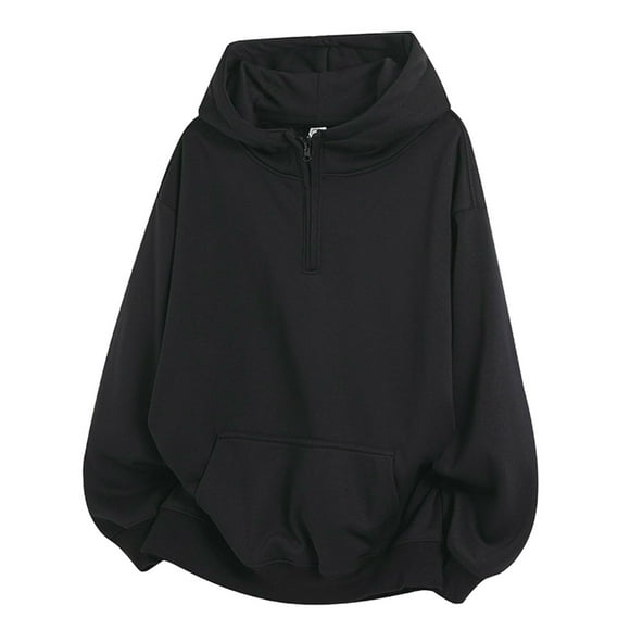 Men Shirts Casual Plain Hoodies for Men Heavyweight Hoodie Men's Pullover Hoodie Long Sleeve Shirt Men Black Sweater Men