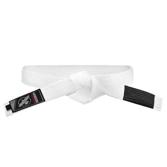 Hayabusa Adult 2.0 BJJ Belt IBJJF Compliant, Reinforced Double Stitching - White, A3