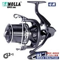 thumbnail image 2 of Fishing Reel Distant Wheel Sea Surf Spinning Reels Carbon Drag 27kg 13+1BB Saltwater Boat Coil Accesorios Open Face Carretilha, 2 of 27