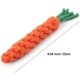 thumbnail image 3 of 3 suministros de juguete con nudo de cuerda para perros, modelado de cuerda de algodón para mascotas, juguete tejido para perros con zanahoria Rojo Verde Cocina, Decoración y Otros, 3 of 4