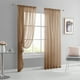 thumbnail image 1 of XmhyTop-A Cortina de color liso, 2 piezas, 100 x 250 cm, para ventana, sala de estar, dormitorio y decoración del hogar, marrón claro, 1 of 4