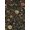 Black, Pattern 7, variant on ODIKA 4'x6' Pink Soft Floral Elegance for Romantic Washable Area Rug Delicate Garden Motifs with Timeless Charm Non-Slip, Chair-Friendly, Flatwoven for Home Office, Under Desk