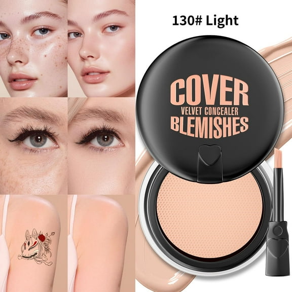 Concealer Under Eye Corrector Cream, Concealer Makeup Full Coverage Concealer, Waterproof Color Correcting Concealer Pot Concealer, Long-lasting Cover up Makeup Waterproof Concealer
