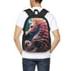 thumbnail image 4 of Disketp Ocean Seahorse Mochila Minimalista de Gran Capacidad, Mochila de Viaje para Escuela, Trabajo o Uso Diario, 4 of 6