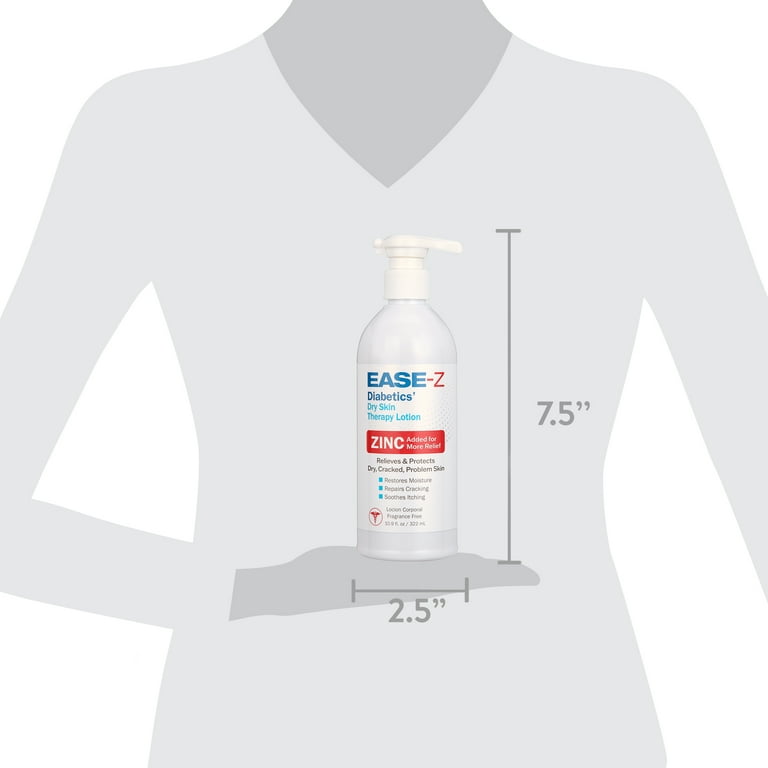 Ease-Z Diabetics' Dry Skin Therapy Lotion 10.9 oz - Walmart.com