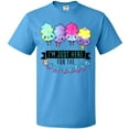 thumbnail image 3 of Inktastic I'm Just Here for the Sweets with Spun Sugar Candy T-Shirt, 3 of 5