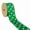 Emerald/White Dot, variant on LaRibbons 1 1/2" Polka Dot Grosgrain Ribbon, Red/White Dot, 25 Yard Roll