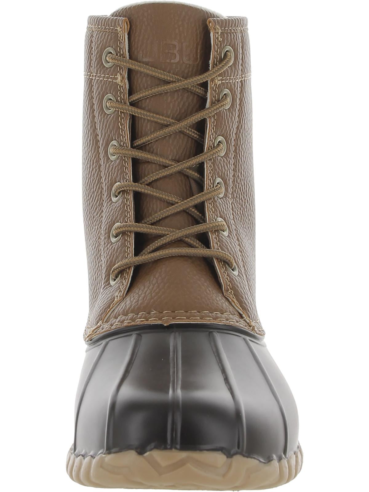 JBU by Jambu Mens Maine Faux Fur Lace-Up Winter Snow Boots