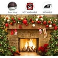 thumbnail image 5 of 10 x 8 ft Merry Christmas Fireplace Theme Backdrop Merry Christmas Eve for Photography Backdrops Vintage Xmas Tree Sock Background Xmas Party Supplies Decor Banner Studio Booth Props, 5 of 5