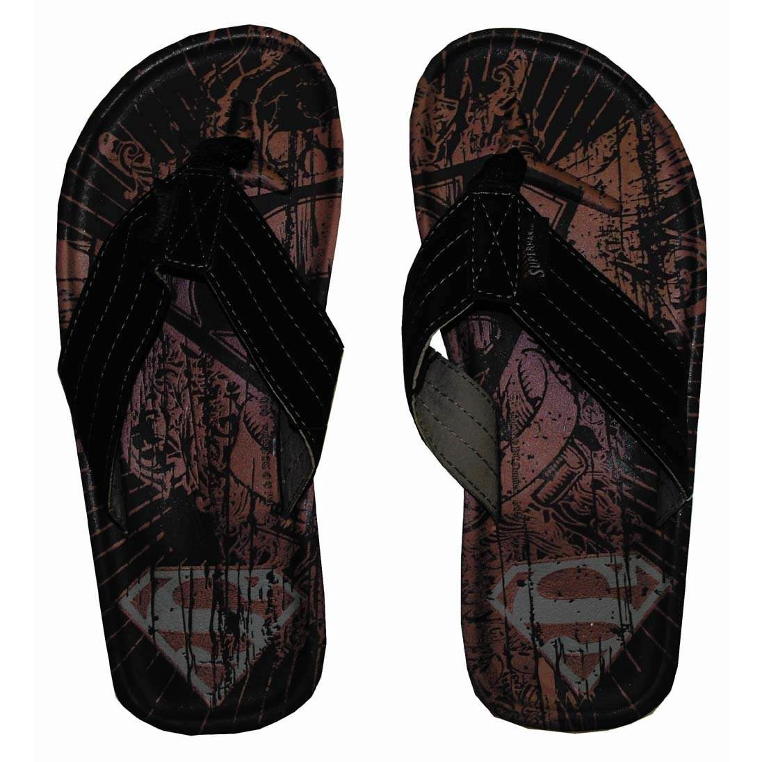 superman flip flops