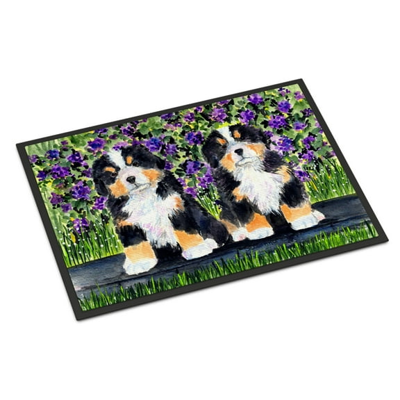 Carolines Treasures SS8334JMAT Bernese Mountain Dog Doormat 24x36 36"L x 24"W multicolor