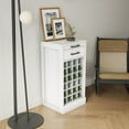 thumbnail image 2 of Wooden Cabinets, WHITE color modular 24 wine bar cabinet Buffet Cabinet, White Living Room Cabinets,Mdf Cabinets With Doors, Furniture Primary Living Space Cabinets, 2 of 15