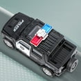 thumbnail image 2 of 1/36 Simulation Police-Car Vehicle Pull Back Truck Model Kids Toy Christmas Gift, 2 of 10
