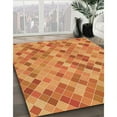 thumbnail image 2 of Ahgly Company Indoor Square Patterned Cantaloupe Orange Area Rugs, 5' Square, 2 of 6