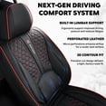 thumbnail image 5 of 2015-2019 for LINCOLN MKC Car Front Seat Covers Synthetic Leather Waterproof Perfect Fit Enhanced Comfort, 5 of 8