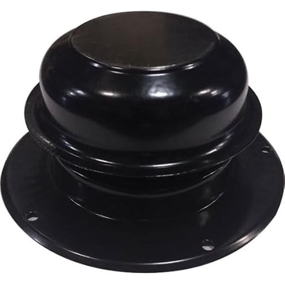 Hengs  10004C; Plumbing Cap Black Metal