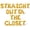 Gold, variant on Letter Balloons - STRAIGHT OUTTA THE CLOSET 16" Inch Alphabet Letters Foil Mylar Balloon Pride Day Party Banner (White)