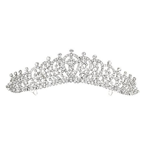 Couronne de Mariage en Strass Cristal pour Bal de Promo T1055