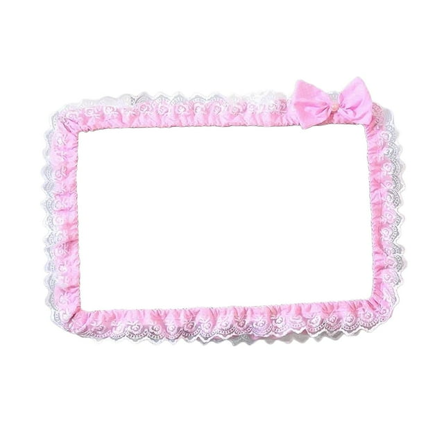 BELOVING Computer Screen Cover Cute Dustproof Modern Dust Cover Protector Protective Case Lovely with Bowknot for PC Tablet TV Laptop 23 to 26 inch