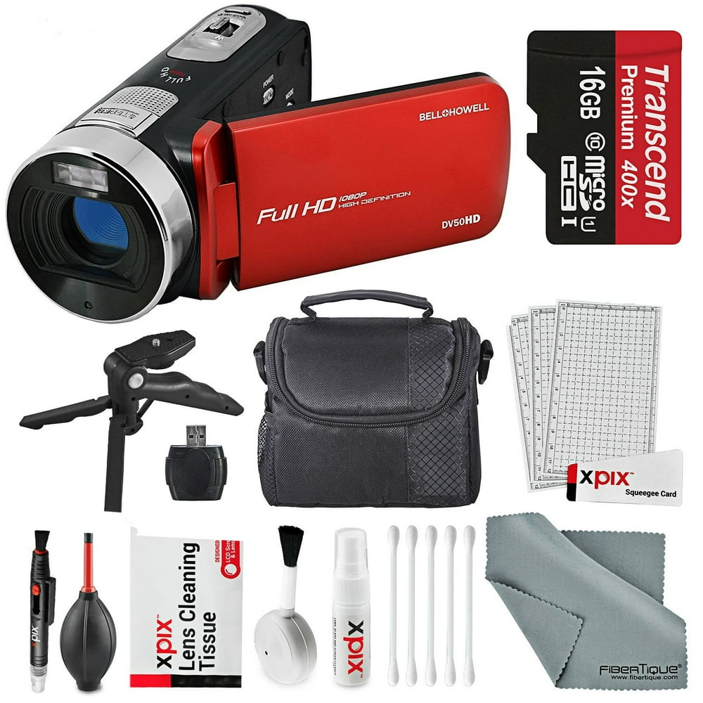 Bell & Howell Fun Flix DV50HD HD Red Video Camera Camcorder Basic