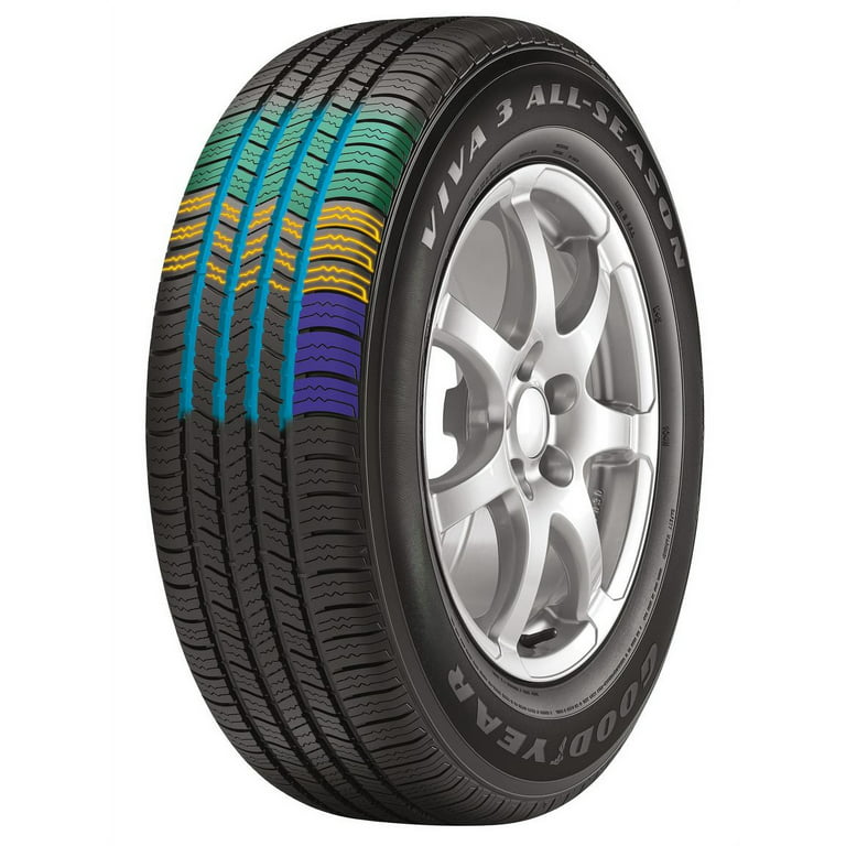 Goodyear Tires Viva Fits: S Plus Sentra Soul 205/60R16 Tire LX, 2020-22 3 Kia 2015-17 92H Nissan All-Season