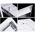 thumbnail image 5 of Rejilla de ventilación con lamas móviles, acero inoxidable, salida de aire, rejilla de ventilación exterior para conductos de ventilación de secadoras de ropa (aberturas 250-250 mm), 5 of 5