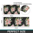 thumbnail image 7 of Pioneer Flower Floral Print Pattern Kitchen Rugs Sets Of 2,Anti Fatigue Kitchen Mat Rugs Non Slip Washable,Decorative Kitchen Floor Mats for Kitchen,Sink,Laundry,17"x30"+17"x47", 7 of 7