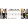 thumbnail image 2 of TEMOFON Sweatpants for Women Cargo Drawstring Joggers with Pockets Comfy Fall Pants Winter Clothes Fleece Lined Thermal Athletic Trousers Black L, 2 of 9