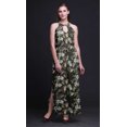 thumbnail image 4 of Bimba Bird Ladies Sleeveless Long Print Maxi Dress with Side Slits Summer Wear-XXX-Large, 4 of 6
