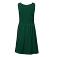thumbnail image 3 of Ketyyh-chn99 Robe Femme Robe Maxi Robe Droite Unie pour Vacances Robe à Enfiler Robe de Plage Vert,2TG, 3 of 5